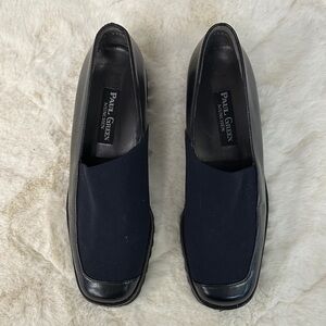 Paul Green Men's Black Slip-On Loafers